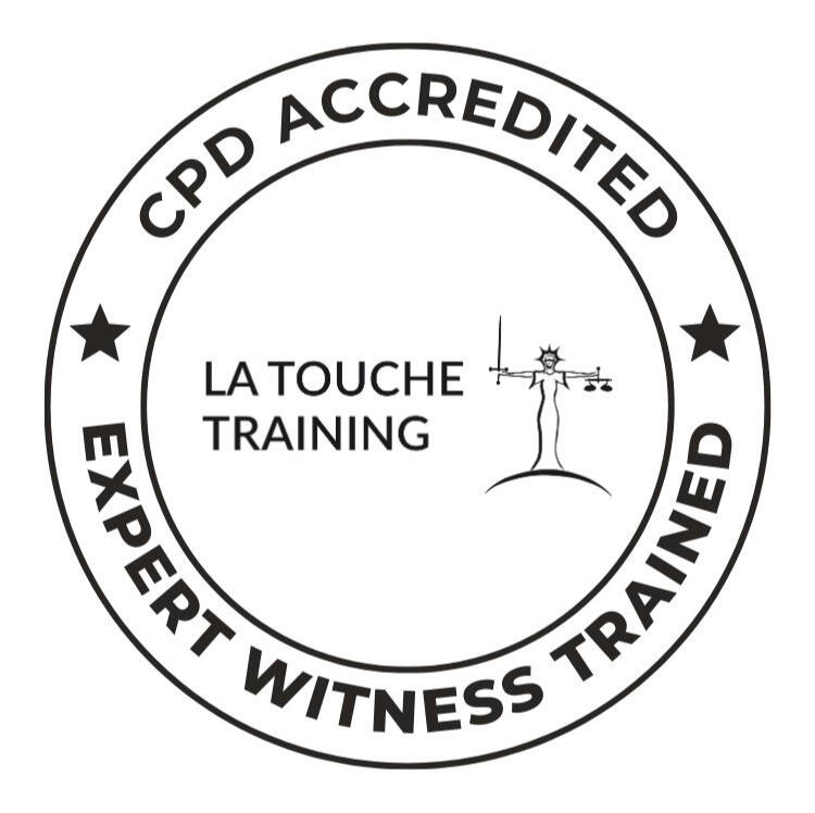 CPD Accredited — Expert Witness Trained, La Touche Training